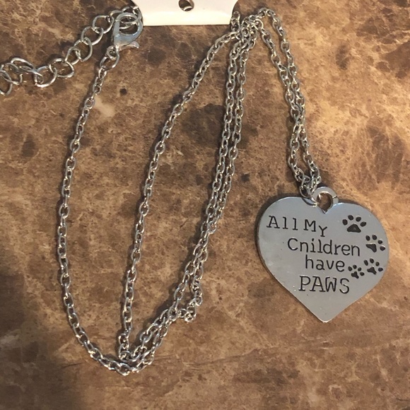 NWT All my Children have paws 🐾 Necklace 🦄3 for $15 /4 for $20🦄 - Picture 3 of 6